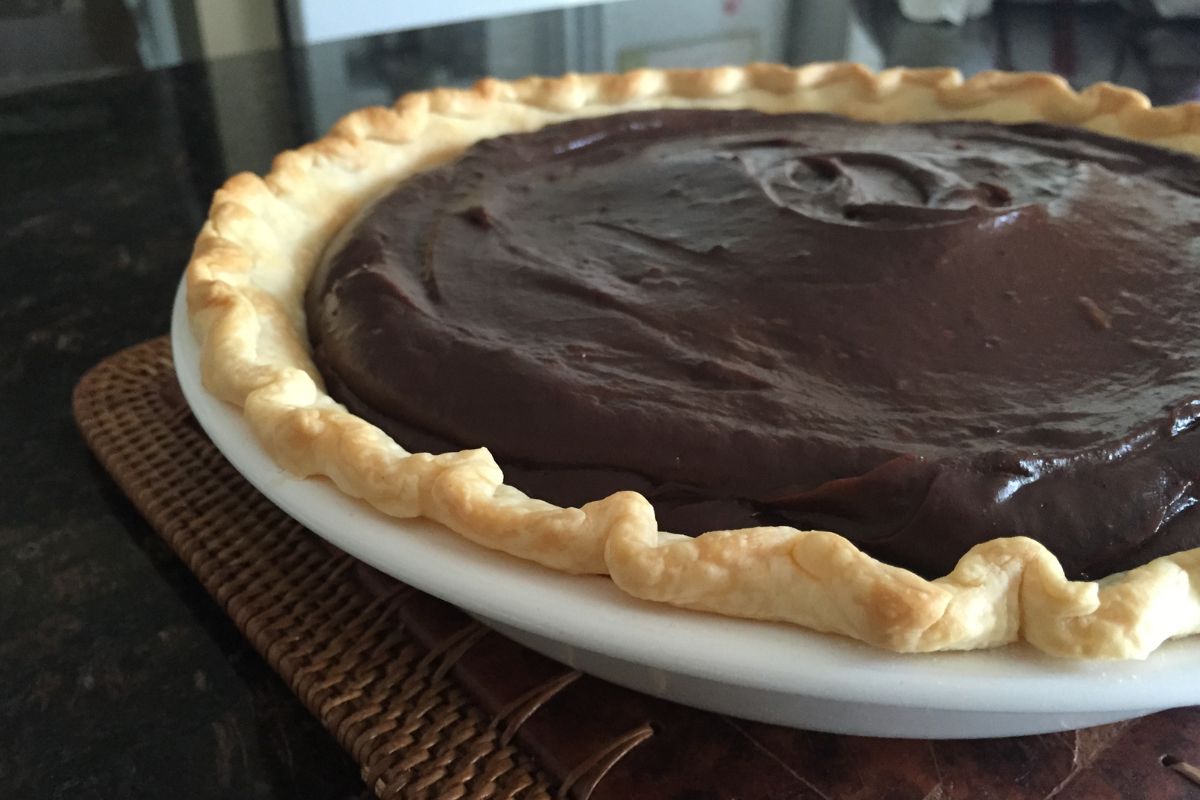Easy Chocolate Pudding Pie