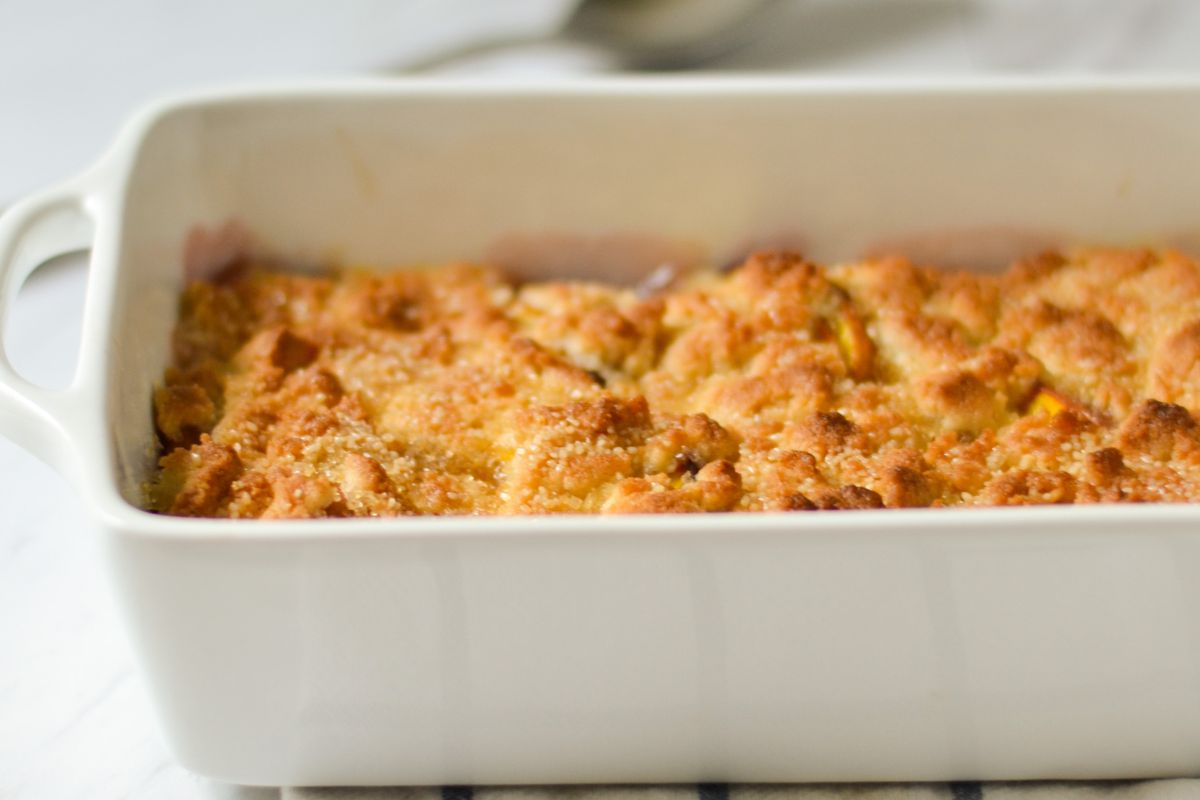 Fresh Sweet Potato Cobbler