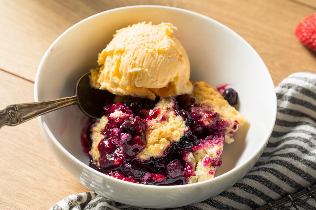 Gluten-Free Peanut Butter And Jelly Cobbler