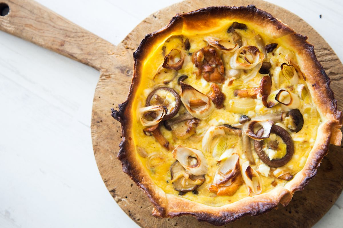 Mushroom And Caraway Seed Torte/Quiche