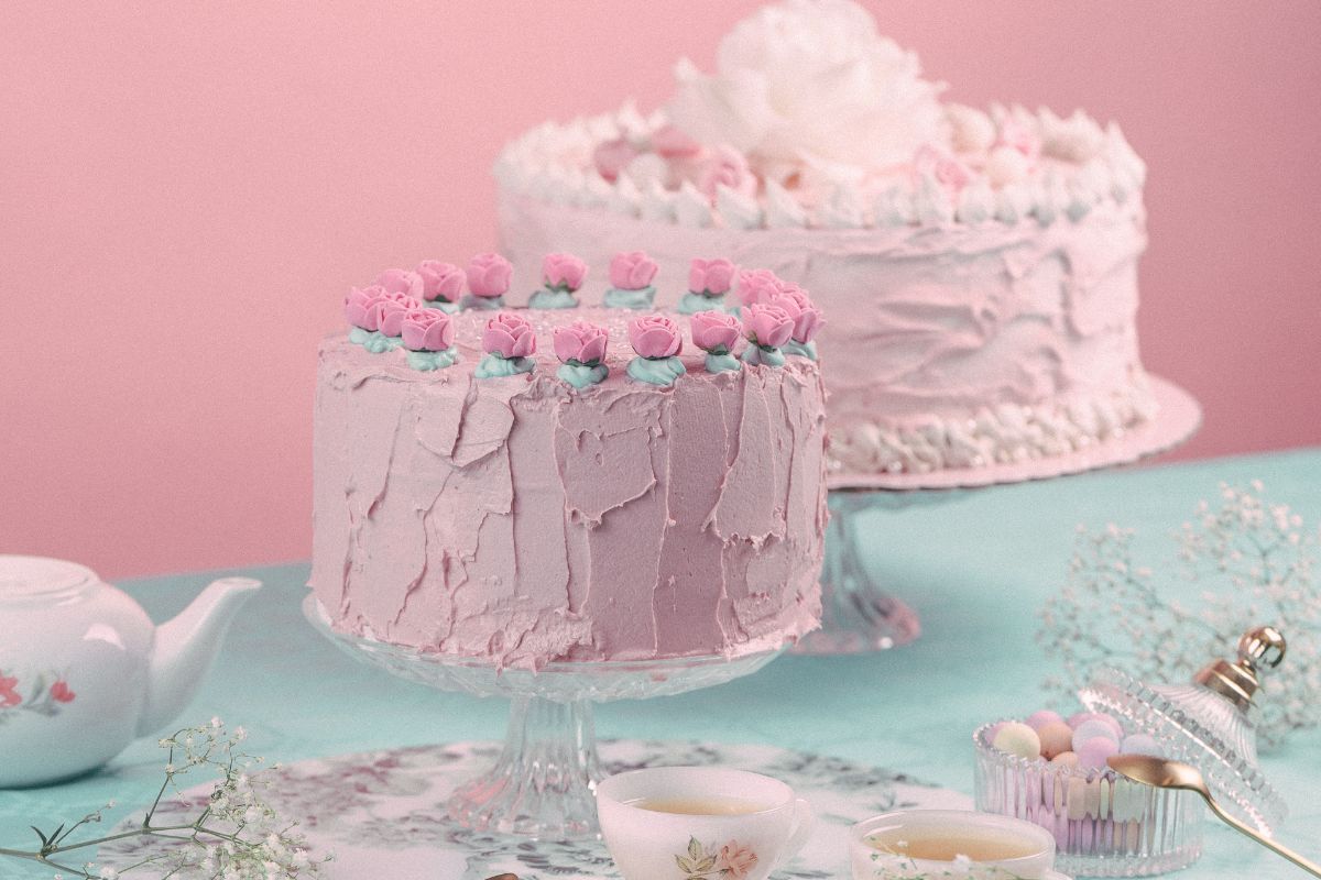 Pink Birthday Cheesecake Cake