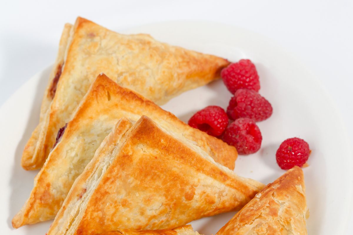 Puff Pastry Raspberry Turnovers