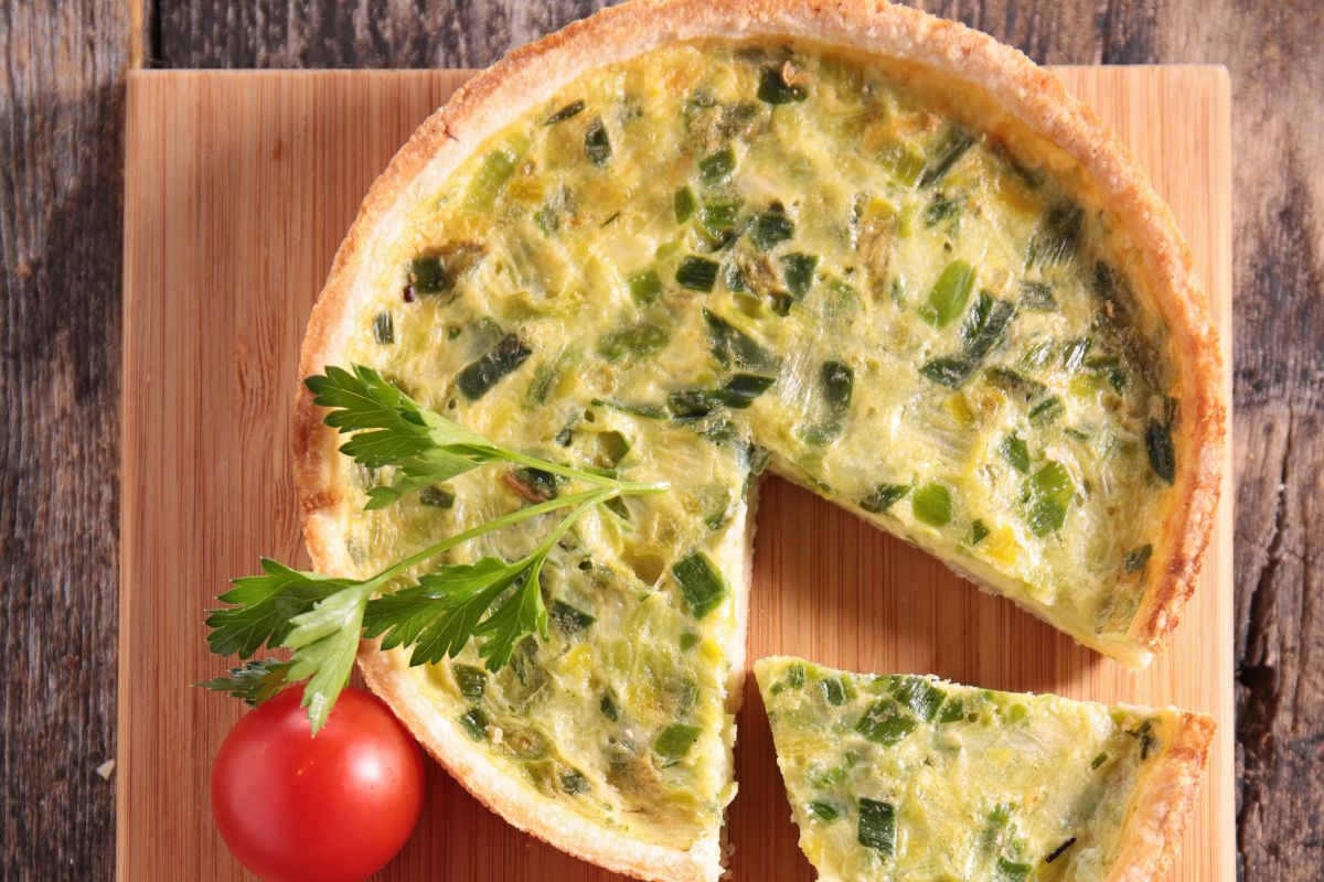 Sausage And Kale Quiche