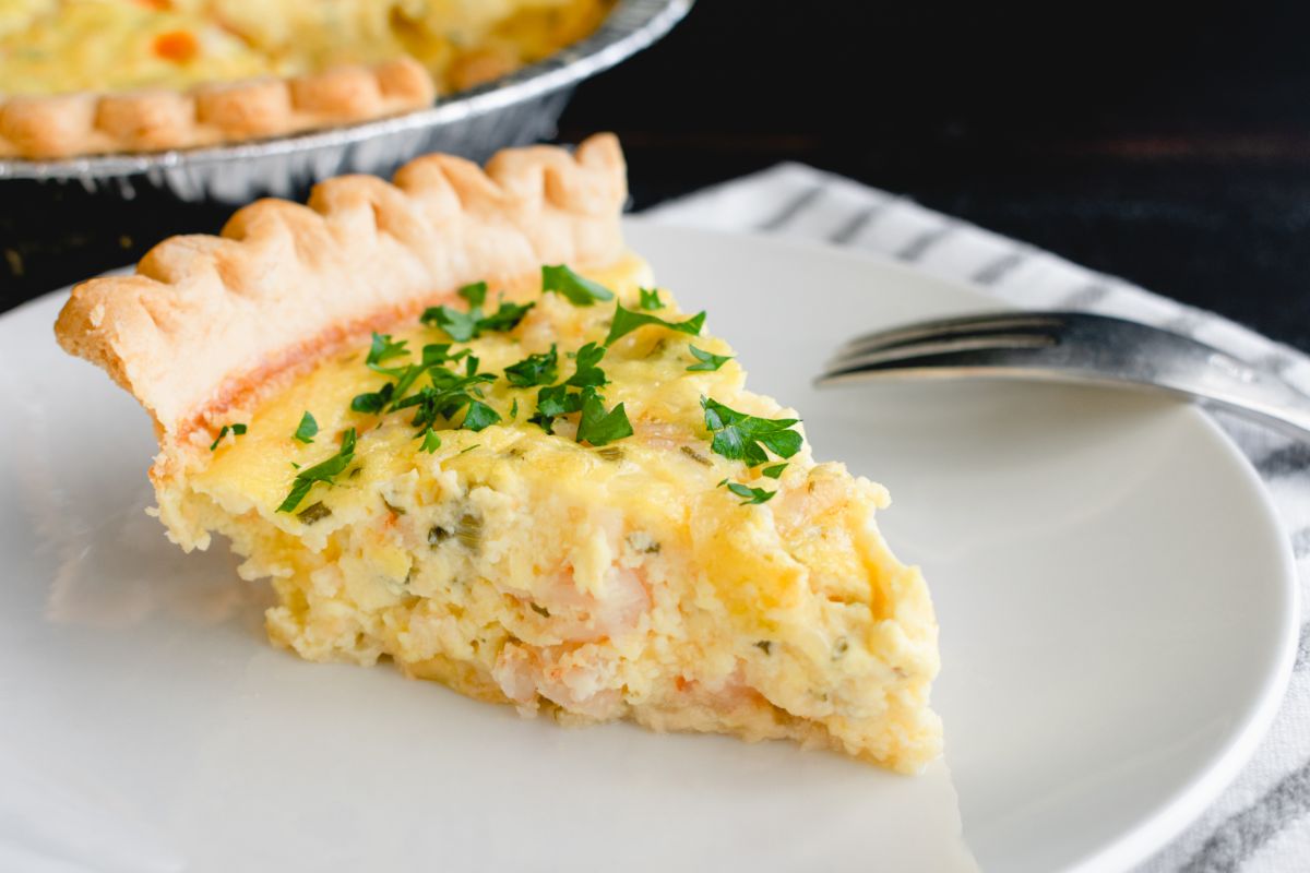 Shrimp And Artichoke Quiche