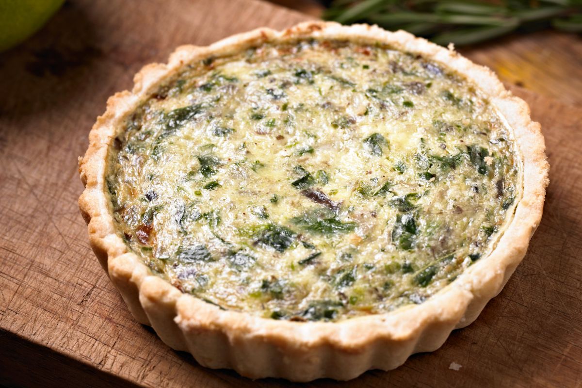 Spinach And Artichoke Quiche