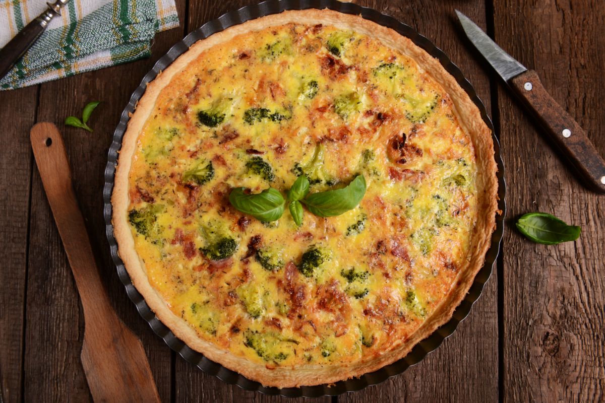 Spinach & Chorizo Quiche