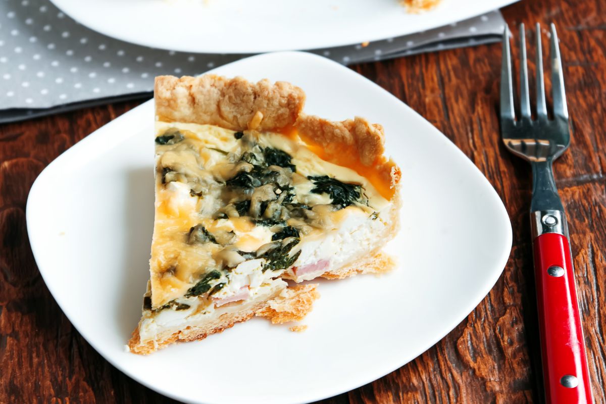 Spinach & Feta Quiche