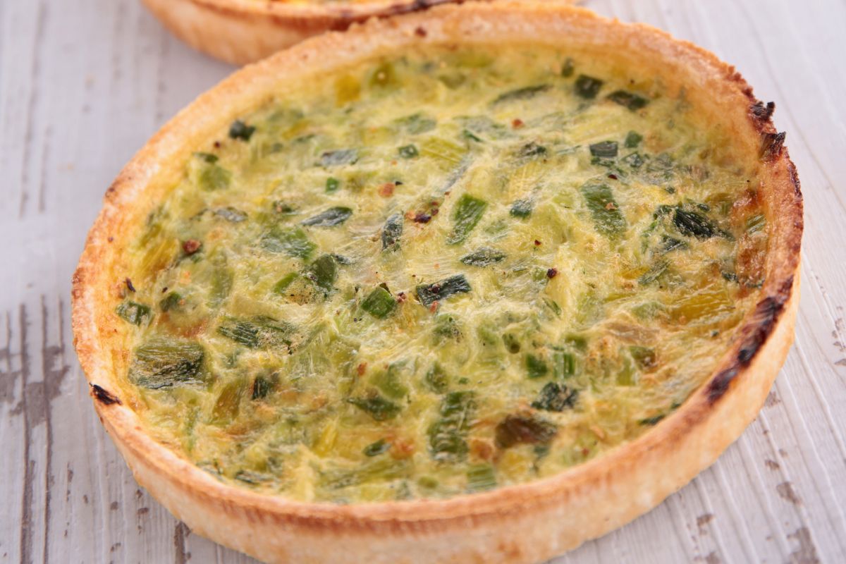 Spinach & Leek Quiche