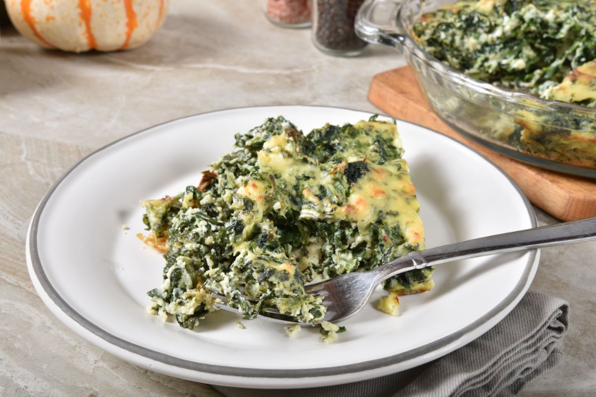 Spinach & Ricotta Quiche