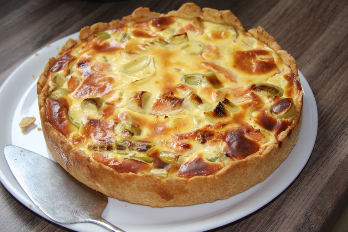 Veggies And Bacon Quiche