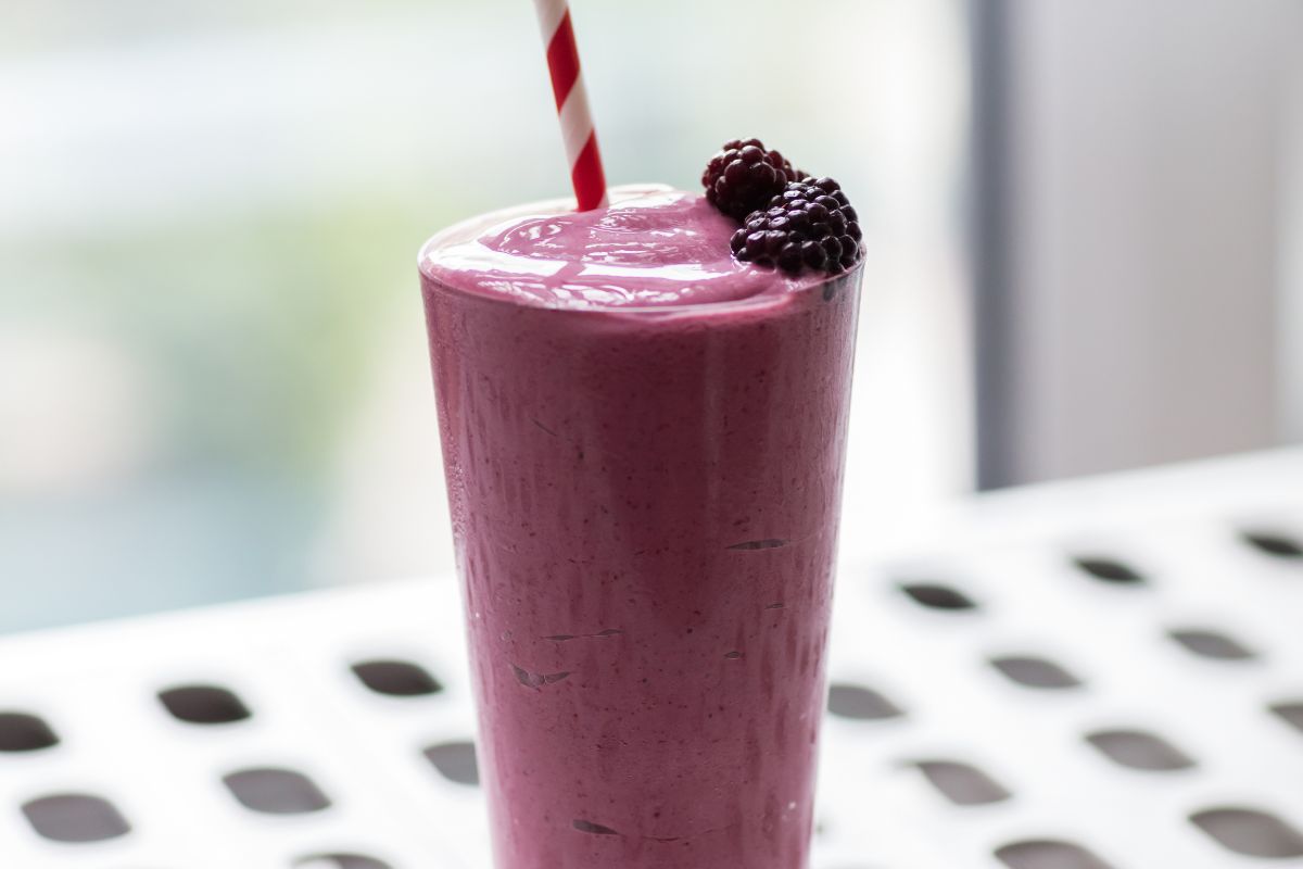 Black Raspberry Pie Milkshakes