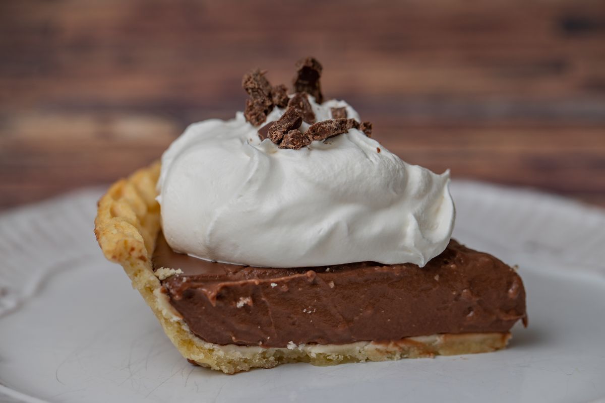 Chocolate Mousse Pecan Cream Pie