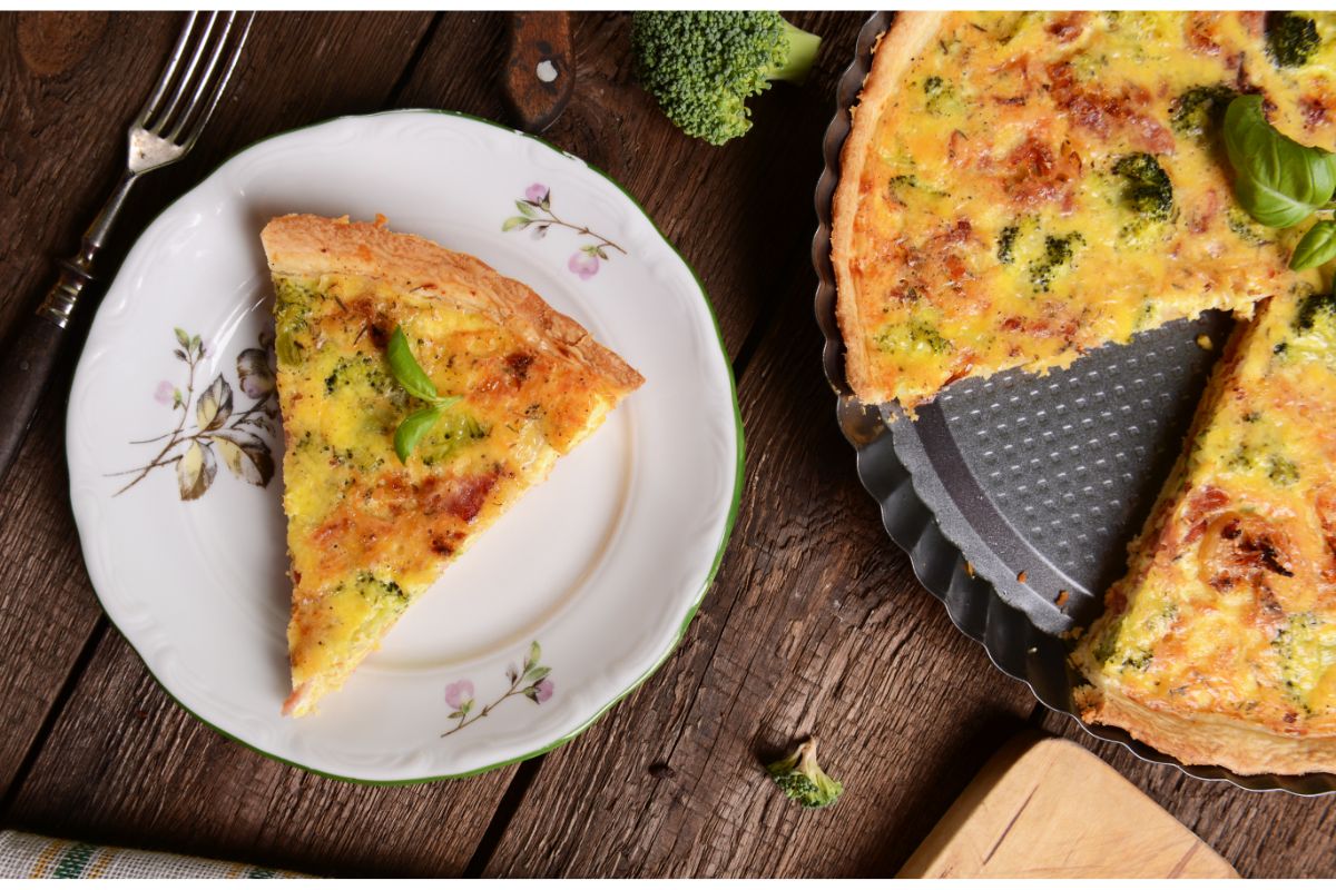 Crustless Smoked Salmon Quiche