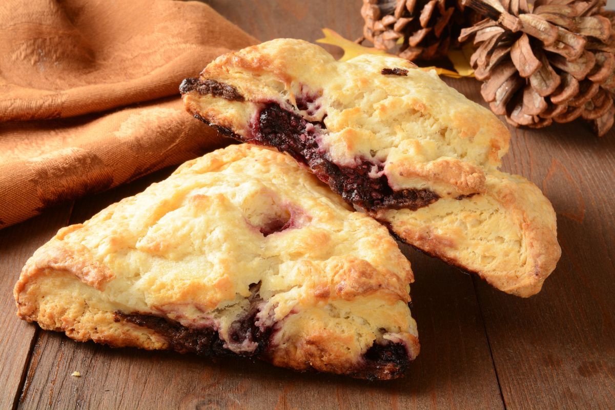 Huckleberry Cream Cheese Turnover