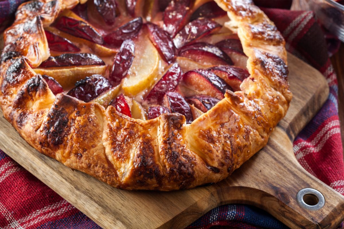 Pear Plum Galette