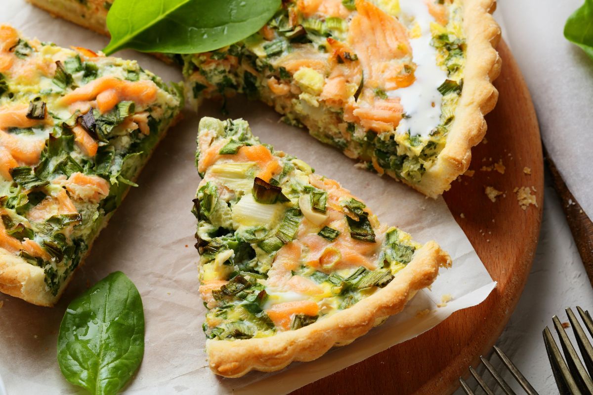 Salmon & Watercress Quiche