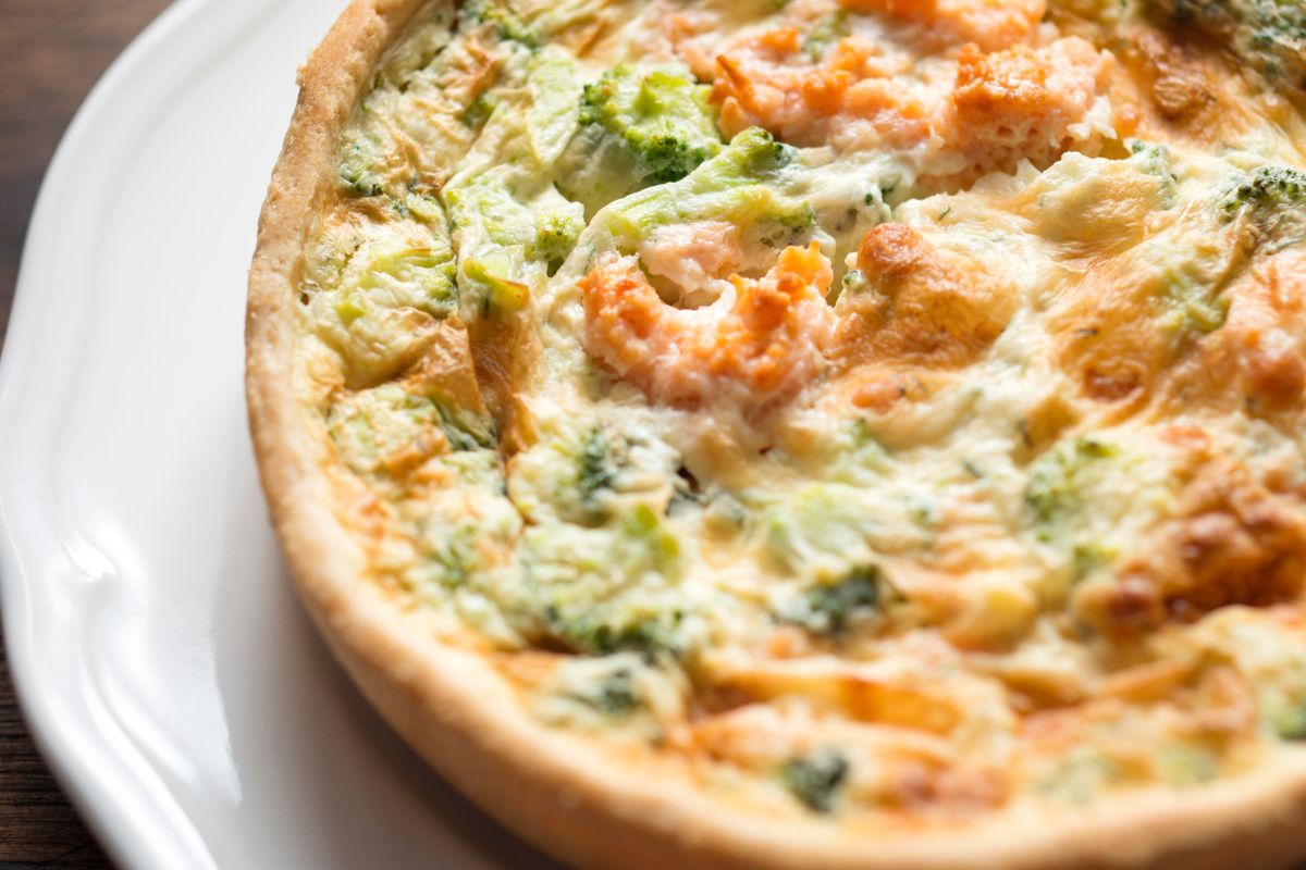 Smoked Salmon And Leek Quiche