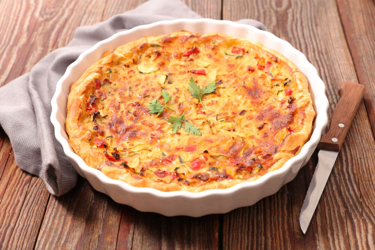 Spicy Salmon Quiche Recipe