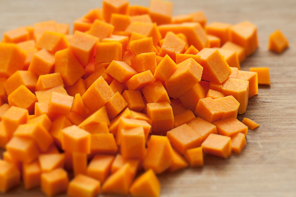 How To Make Roast Pumpkin Cubes (With Peeling The Pumpkin)