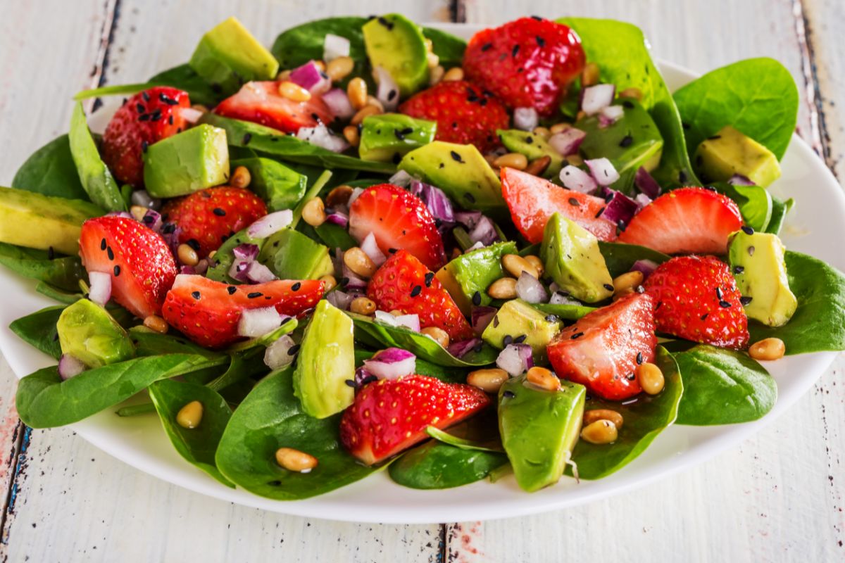 Strawberry Spinach Salad