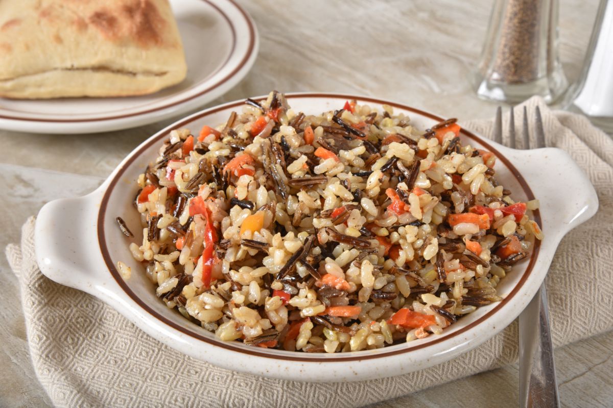 Wild Rice And Mushroom Pilaf